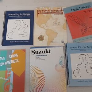 Violin books BUNDLE OF 6